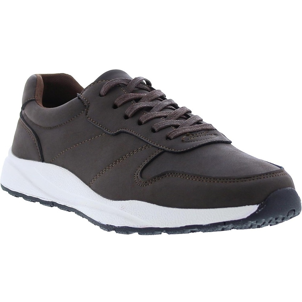 NWOT English Laundry Asher Men's Brown Leather Sneakers size 13